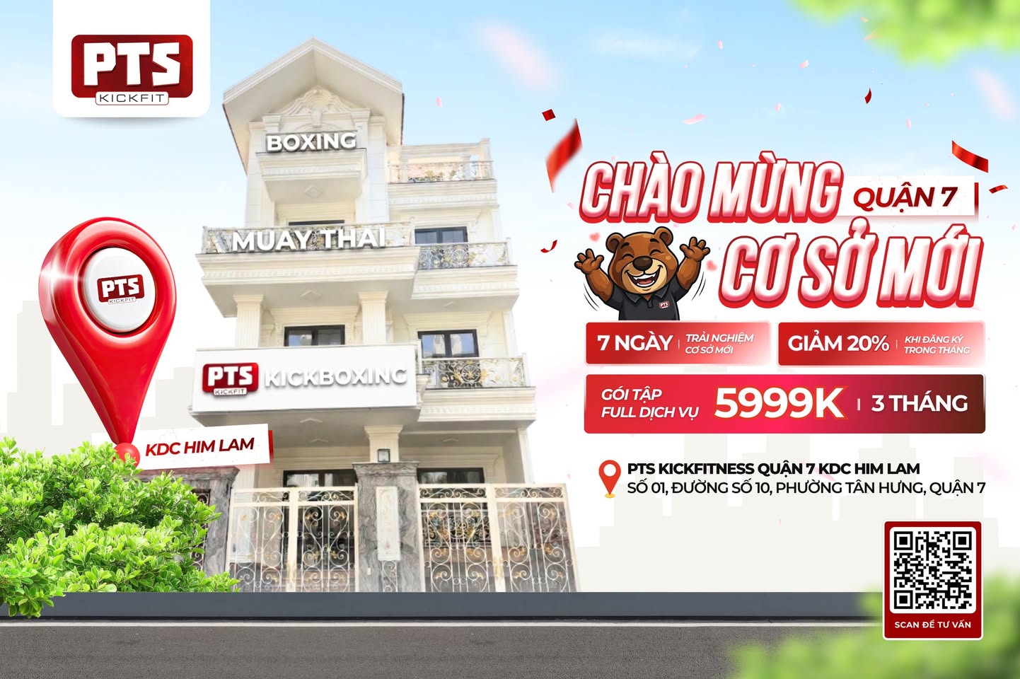 GRAND OPENING - PTS ĐÃ CẬP BẾN CƠ SỞ 2 TẠI KDC HIM LAM, QUẬN 7