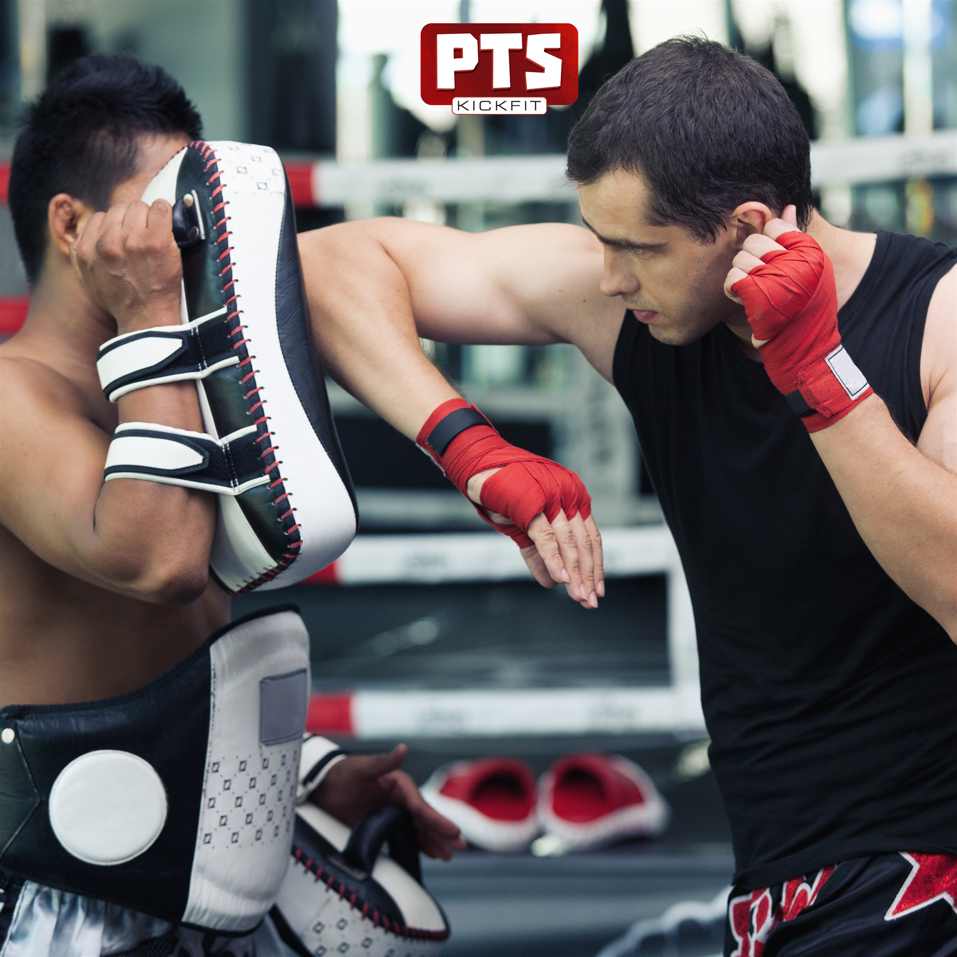 Một buổi tập Muay Thai của học viên tại PTS KickFitness Cơ sở Quận Bình Thạnh