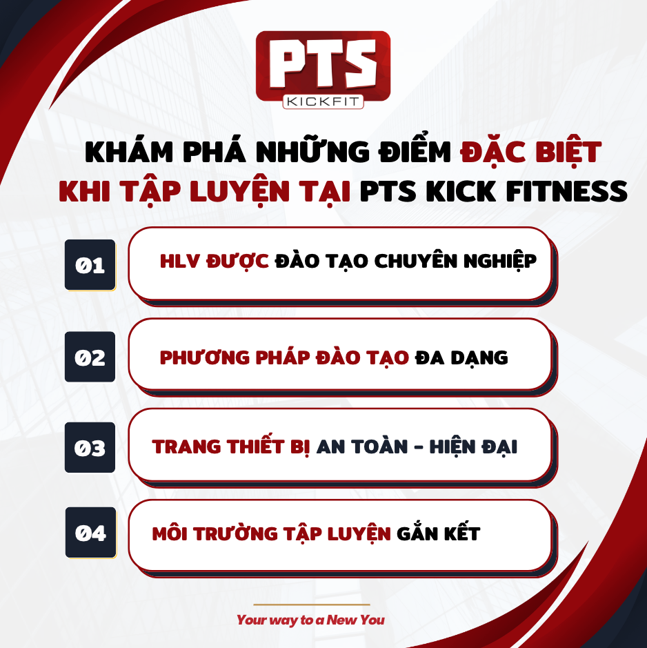 Khám Phá Những Điểm Đặc Biệt Tại PTS Kick Fitness