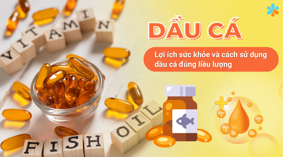 cá hồi và dầu cá